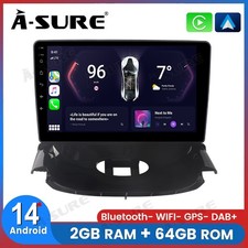 Android 14 2+64G per PEUGEOT 206 CC 1999-2009 Carplay autoradio GPS NAVI FM WIFI