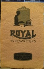 Anonimo, Royal typewriters. La