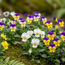 Viola Cornuta Mix – 30 Semi – Biennale, Fiori Colori Vivaci, Aiuole, Bordure Bas