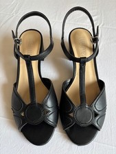 Scarpe DONNA estive NERE SANDALI in pelle numero 38 Lora Ferres Loraferres