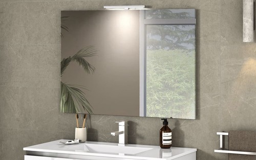 Specchio bagno 80x70 con - 80x70,