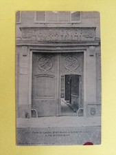 CPA FRANCE Vieux PARIS 7 Rue de l'ESTRAPADE Porte de L' HÔTEL BONNY de 1727