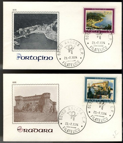 Italia 1974 fdc rodia - italia,