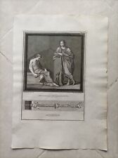 1757 Acquaforte  AntichIta' d'Ercolano di R.Pozzi Donna con Numo