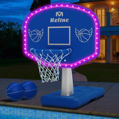 Led pool basketball - basketball, hoop