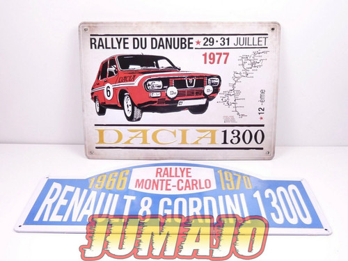 Lot plaques renault 8 - plaques,