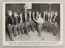 cartolina genova radio cantoria isola cantone concorso 1938 radio rurale fg