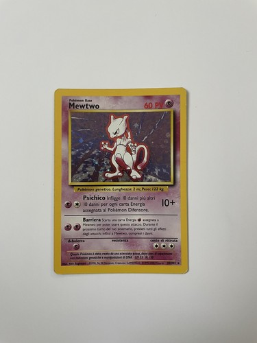 Mewtwo carta pokemon - carta, 1a
