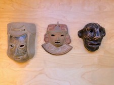 Maschere artistiche in terracotta