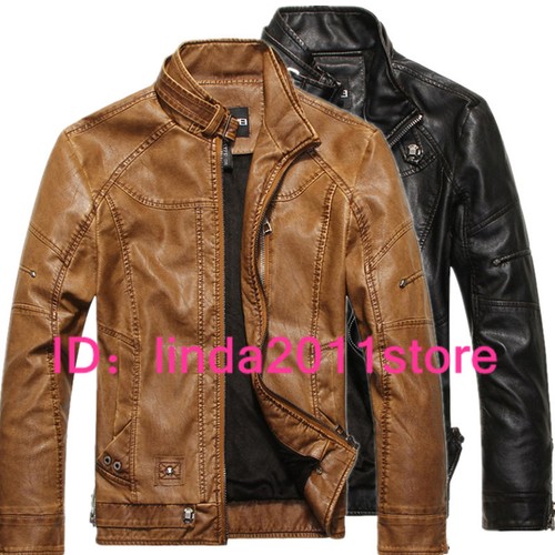 Cappotto giacca pelle - , moto