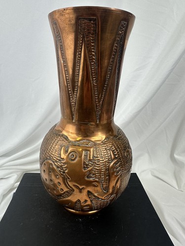 Vaso rame martellato mano - rame,