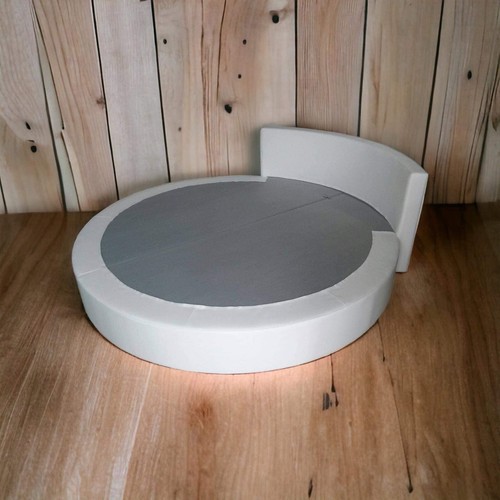 Letto tondo completo - , di