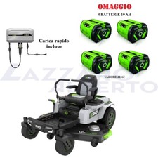 Trattorino ego a batteria zero