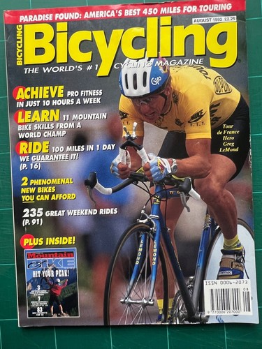 Bicycling magazine august - bicycling,