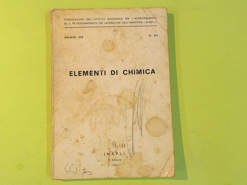 Elementi chimica serie iii - di,