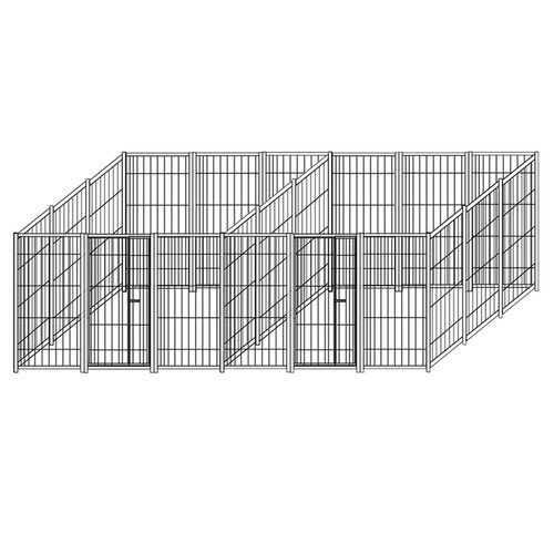 Box per cani rete uniti - 2,