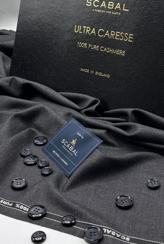 Charcoal grey 100 cashmere - 100%,