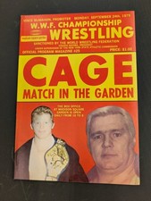 4 giugno 1979 WWF CHAMPIONSHIP WRESTING MSG Programma Rivista Bob Backlund