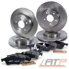 DISCHI FRENO + PASTIGLIE CEPPI FRENO ANTERIORI + POSTERIORI PER FORD C-MAX 1 1.6 1.8 