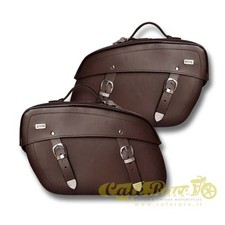 Leather side bag 60 lt quick