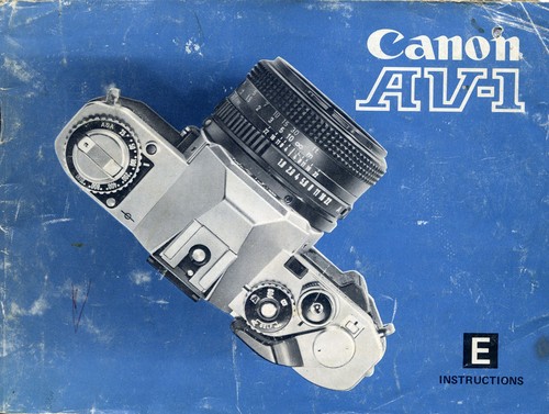 Canon 35mm fotocamera - canon, av-1