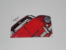 FIAT ABARTH 850 COUPE' BROCHURE DEPLIANT PROSPEKT FRANCAIS (U63bis)