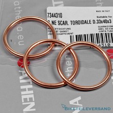 3x Guarnizione Collettore Scarico per BMW K75 1984-1996 K75 K 75 C K 75 S/2 ABS