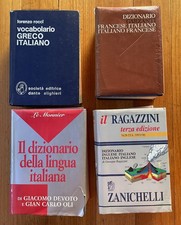 5 dizionari - Greco-Inglese-Francese-Italiano - diz di antichità greche e romane