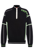 HUGO BOSS MENS BLACK SWEATER