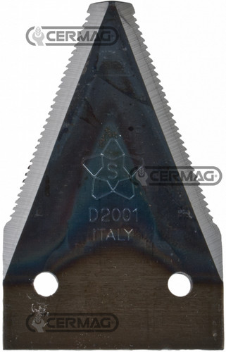 Sezione lama 2 fori - sezione,