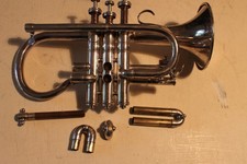 Solbron Boosey & Co Cornetto Soprano Eb Argento con Scatola