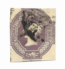 GB 1854 Regina Vittoria 6 p. usato - Certificato Sottoriva