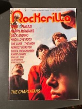 RIVISTA ROCKERILLA N.124 DIC90|CHARLATANS-FUGAZI-RIDE-CURE-PERFECT DISASTER-CCCP