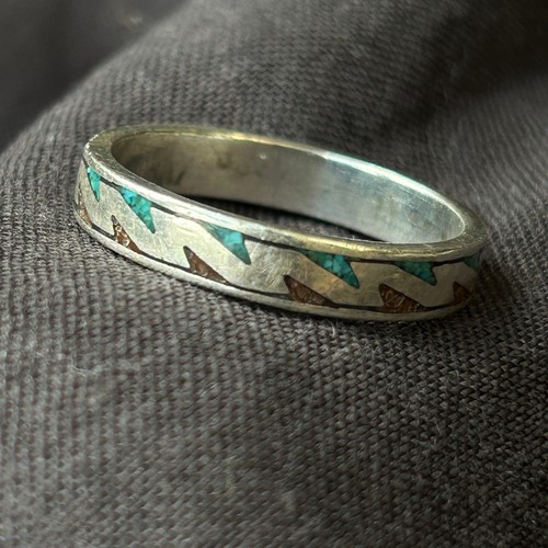 Anello navajo vintage - navajo, argento