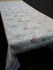 Antico Copriletto Damasco cotone seta