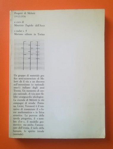 Progetti melotti 1932 - melotti, 1932-1936