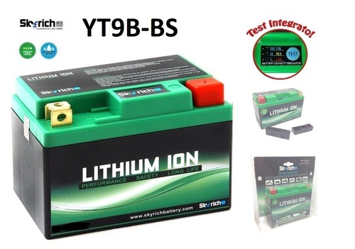 Skyrich batteria litio yt9b - yt9b, bs