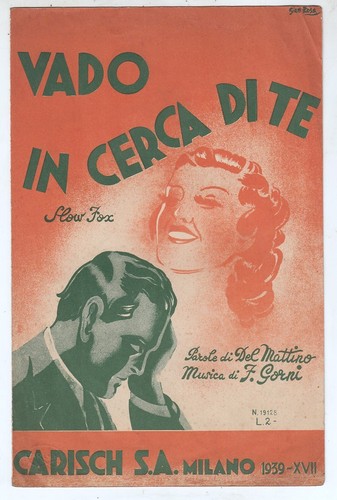 Spartito vado cerca - vado,