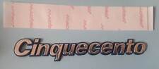 Sigla posteriore in plastica Cinquecento per Fiat Cinquecento 1992>