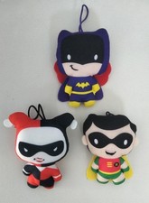 LOTTO PERSONAGGI DC COMICS : HARLEY QUIIN - ROBIN - BATGIRL . MAcDONALD'S