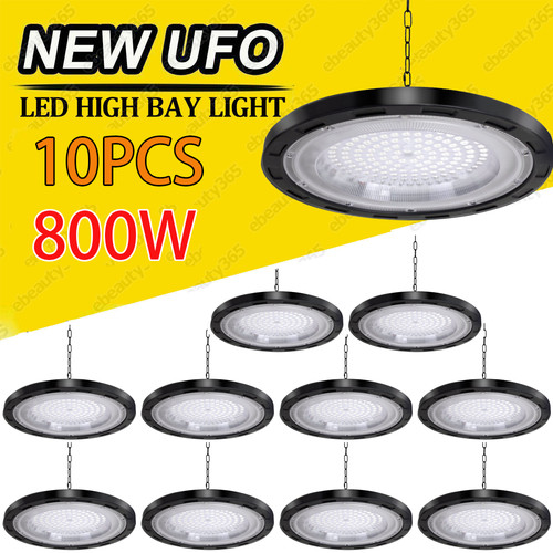 10x 800w 50000lm ufo - 10x, led