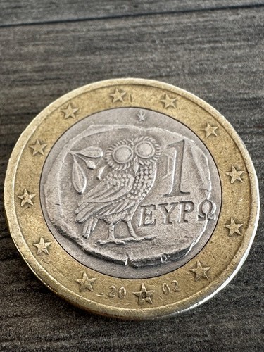 Moneda euro grecia 2002 - euro, “