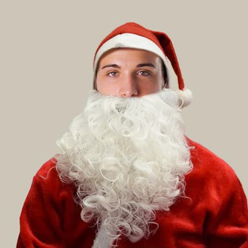 Barba bianca babbo natale - bianca,
