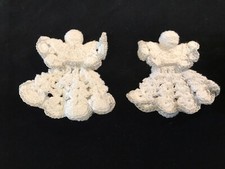 ANGIOLETTI A UNCINETTO 2 PEZZI