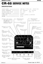 ROLAND CR-68, CR-78 Schematic Diagram Service Manual Schaltplan Techniques