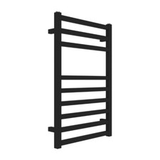 Termoarredo Bagno Scaldasalviette FORMA SQUARE Calorifero Termosifone Nero Opaco