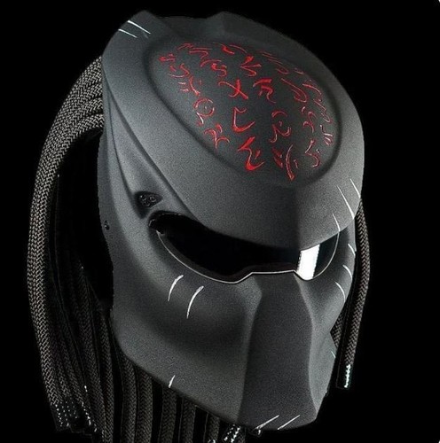 Casco moto predator testo - casco,