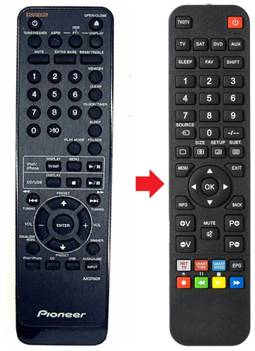 Telecomando adatto per pioneer - telecomando,