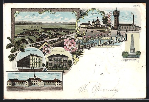 Litografia lager lechfeld - lager,