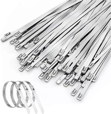 100 Fascette Metalliche in